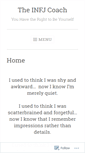 Mobile Screenshot of infjcoachblog.com